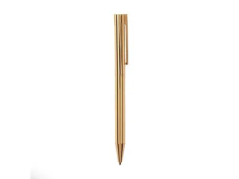 Ручка металлическая шариковая Bergamo, золотистый