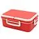 Ланчбокс (контейнер для еды) Inar из пшеничного волокна, красный.