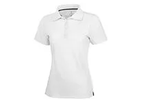 Calgary женская футболка-поло с коротким рукавом, белый