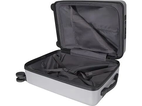 Rover Pro 20-дюймовый чемодан на колесах из материалов, переработанных согласно стандарту GRS, объемом 40 л - Серебряный