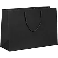 Пакет бумажный Ample Plus M, черный