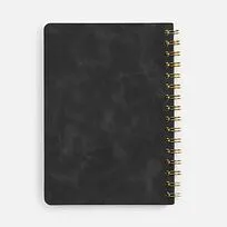 Ежедневник Spiral, недатированный, черный