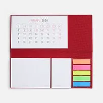 Календарь настольный Grade, красный