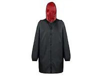 Дождевик Bi-color унисекс, красный/черный