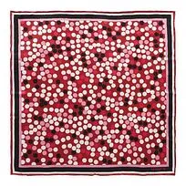 Шелковый платок Confetti от Ungaro 70х70см, красный