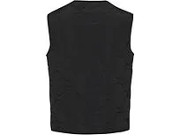 Quartz утепленный жилет унисекс из переработанного материала GRS - сплошной черный