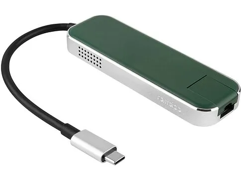 Хаб USB Rombica Type-C Chronos Green (Р)