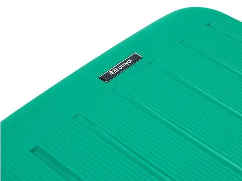 Чемодан TORBER В Отпуск, ярко-бирюзовый, полипропилен, 55 х 36 х 21,5 см, 37 л