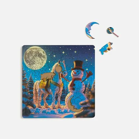 Деревянный пазл Woodsy Wonders на заказ