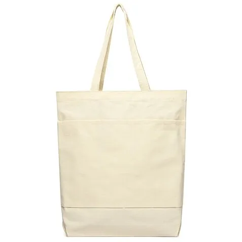 Сумка для покупок JETTA с карманами 325 г/м², натуральная