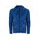 Толстовка на молнии Everest, меланжевый королевский синий