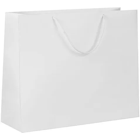 Пакет бумажный с ламинацией Lami Tote L, белый