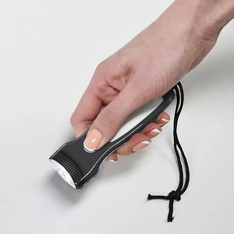 THELIX Фонарик LED  карманный, ультратонкий, пластик, черный