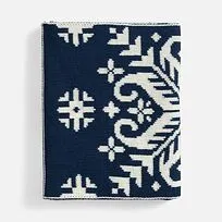 Шарф Wintertude L, синий с белым