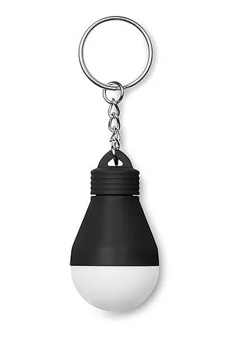 Брелок с фонариком в виде лампочки, MO867703, черный Брелок с фонариком в виде лампочки, MO867703, черный