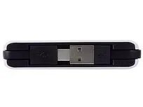 USB-хаб Hubix с коннектором 2-в-1 USB-C и USB-A, 2.0, белый
