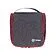 Несессер TORBER, дорожный, чёрный/бордовый, полиэстер 300D, 20 х 18 х 8 см