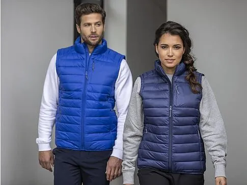 Женский утепленный жилет Pallas  из переработанных материалов по стандарту GRS - Темно - синий