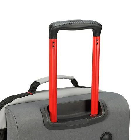 Сумка на колесах TORBER РИТМ, серый, полиэстер 900D с PU покрытием, 49 x 35,5 x 26 см, 35 л