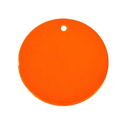 Фликер сердце с отверстием для подвески, up0608, оранжевый Фликер сердце с отверстием для подвески, up0608, оранжевый