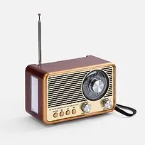 Bluetooth-колонка с радио Listenberg, коричневая