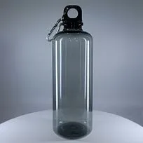 Бутылка пластиковая для воды Clipster, чёрный