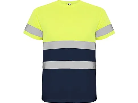 Футболка Delta мужская, нэйви/неоновый желтый