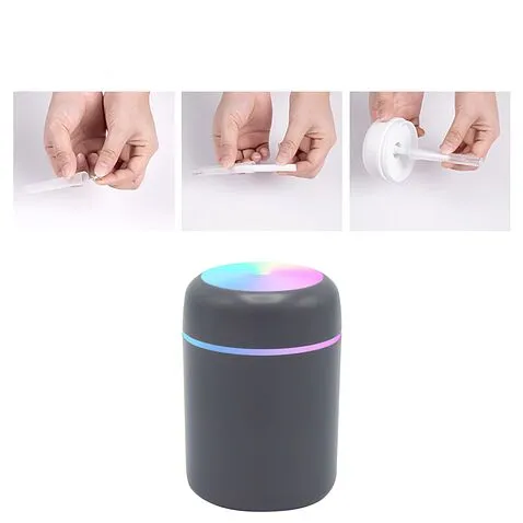 Светодиодный USB увлажнитель Aroma, серый