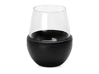 Тумблер для вина WINE KUZIE, черный (P)