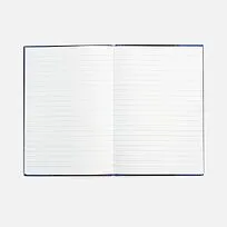 Блокнот Accenti, черный с синим
