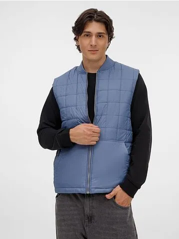 Жилет унисекс Warmbridge, синий (джинс)