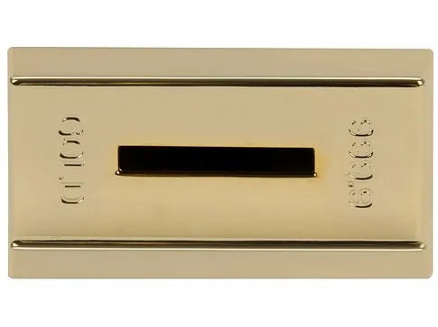 Копилка Слиток золота, золотистый