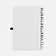 Блокнот на пружине Stone Line, белый