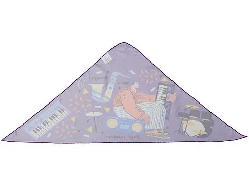 Треугольная бандана с возможностью полноцветной печати