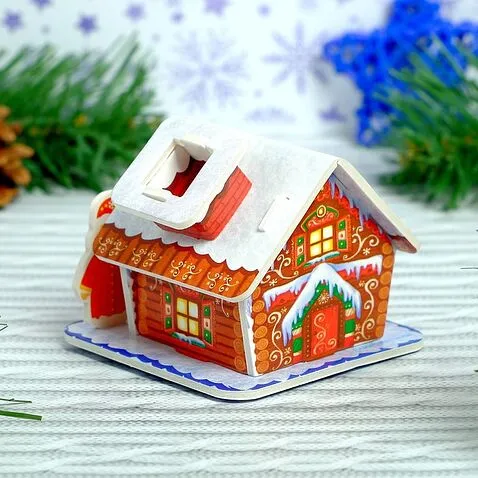 Конструктор фигурки quot;Дом деда мороза quot; 3Д   3564567