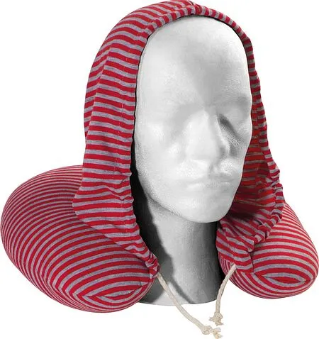 Подушка для путешествий, красный, серый