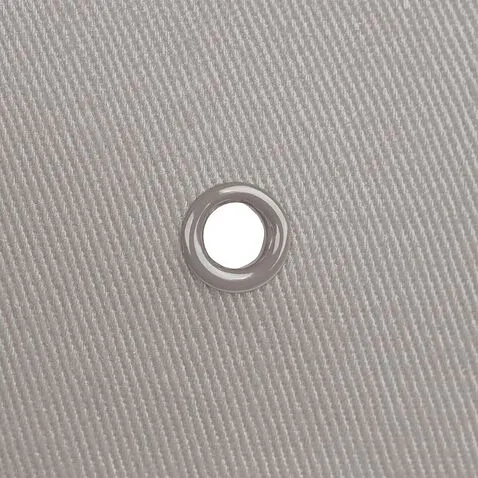 Бейсболка Canopy, серая с черным кантом