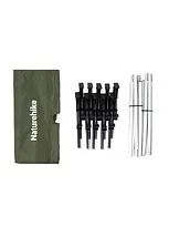 Раскладушка туристическая XJC05, зеленая