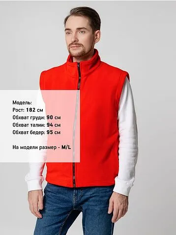 Жилет флисовый Manakin, красный
