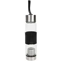 Термос стеклянный с инфьюзером Modulus, чёрный
