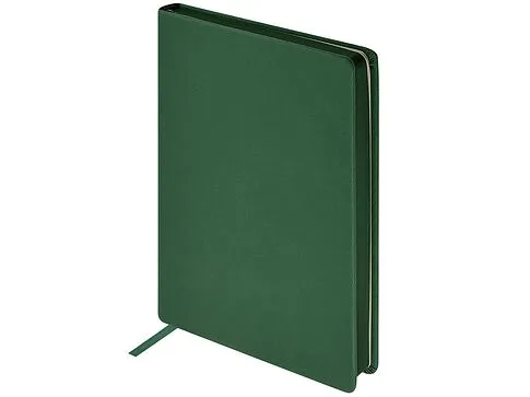 Ежедневник А5 Megapolis Color New soft-touch, зеленый