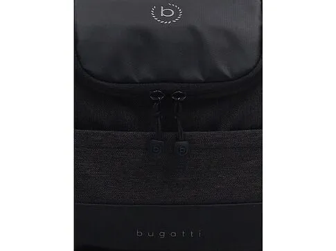 Несессер дорожный BUGATTI Universum, графитовый, полиэстер меланж/тарпаулин, 23,5х12х22,5 см, 7 л