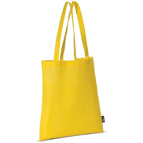 Сумка из нетканого материала с длинными ручками, 9137908, желтый