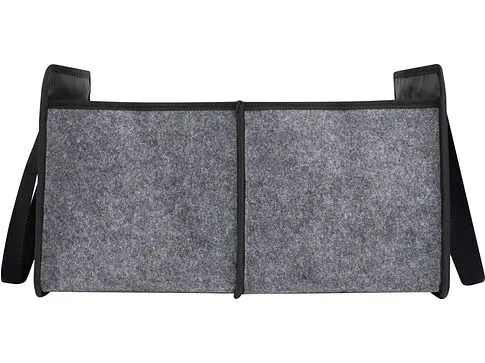 Складной органайзер для автомобиля Felta из фетра, переработанного по стандарту GRS, средне-серый