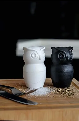 МЕЛЬНИЦА ДЛЯ СПЕЦИЙ Tasty Owl, чёрная