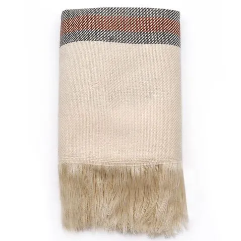 Плед полушерстяной EDITA, бежевый