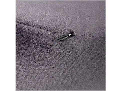 Подушка TORBER, дорожная, с эффектом памяти, тёмно-серая, полиэстер+спандекс