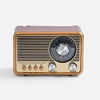 Bluetooth-колонка с радио Listenberg, коричневая