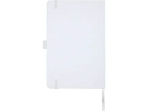 Блокнот Honua форматом A5 из переработанной бумаги с обложкой из переработанного ПЭТ, белый