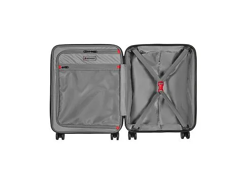 Чемодан WENGER Pegasus, черный, поликарбонат+АБС-пластик, малый, 40х54х20 см, 39 л